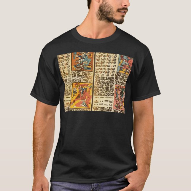 Dresden codex t-shirt (Framsida)