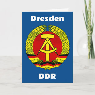 Dresden, DDR, Dresden, Tyskland - Öster German Oss Tack Kort