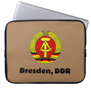 Dresden, DDR, Dresden, Tyskland - Öster-tyska DDR Laptop Fodral