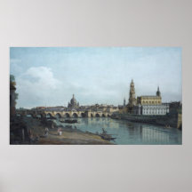 Dresden Elbufer Vedute - Canaletto - Bellotto