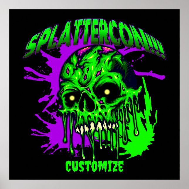 Dresden Fläkt SplatterCon Poster (Framsidan)