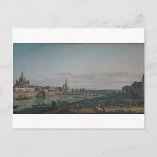 Dresden från Elbe-högerna Vykort (Framsida)