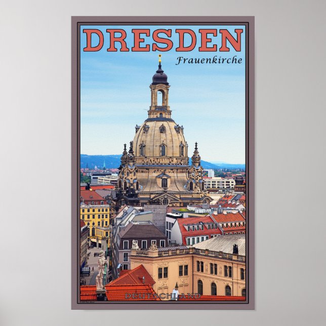 Dresden - Frauenkirche Poster (Framsidan)