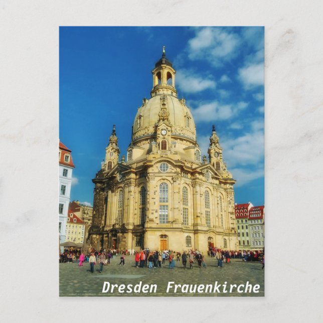Dresden Frauenkirche Vykort (Framsida)