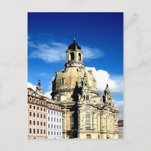 dresden frauenkirches historia och stad vykort