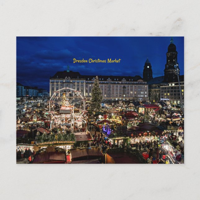 Dresden julmarknad vykort (Framsida)