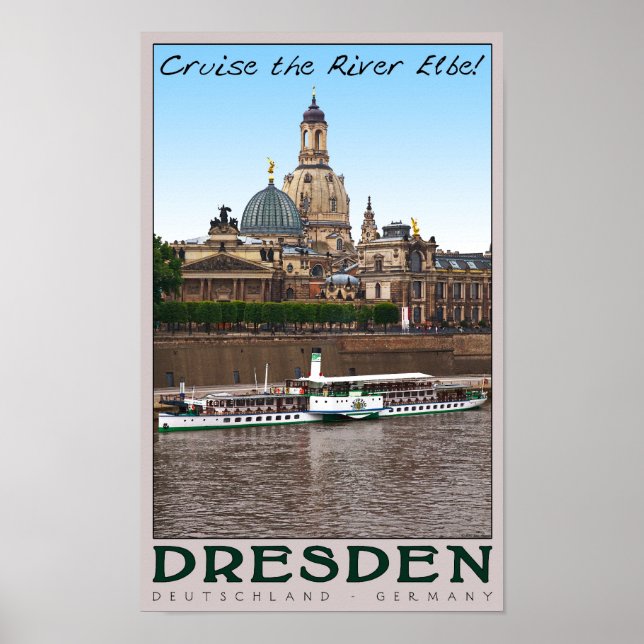 Dresden - På Elbe Poster (Framsidan)