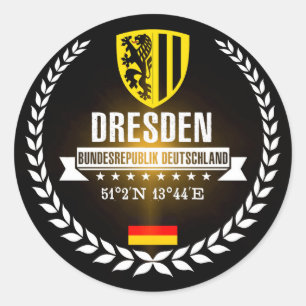 Dresden Runt Klistermärke