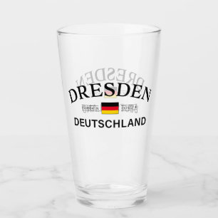 Dresden Tyskland Koordinater Tyska Glaskopp