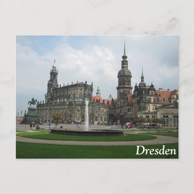Dresden, Tyskland Vykort (Framsida)