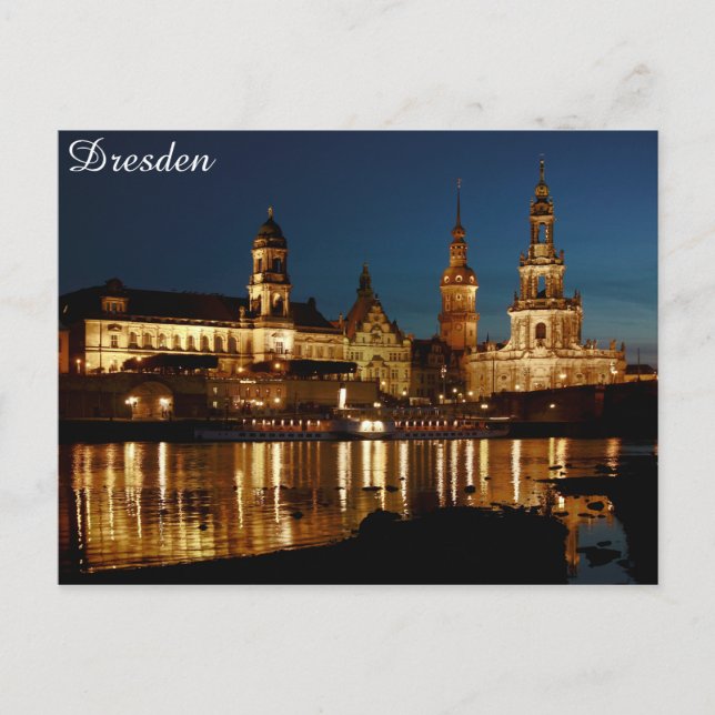 Dresden, Tyskland Vykort (Framsida)