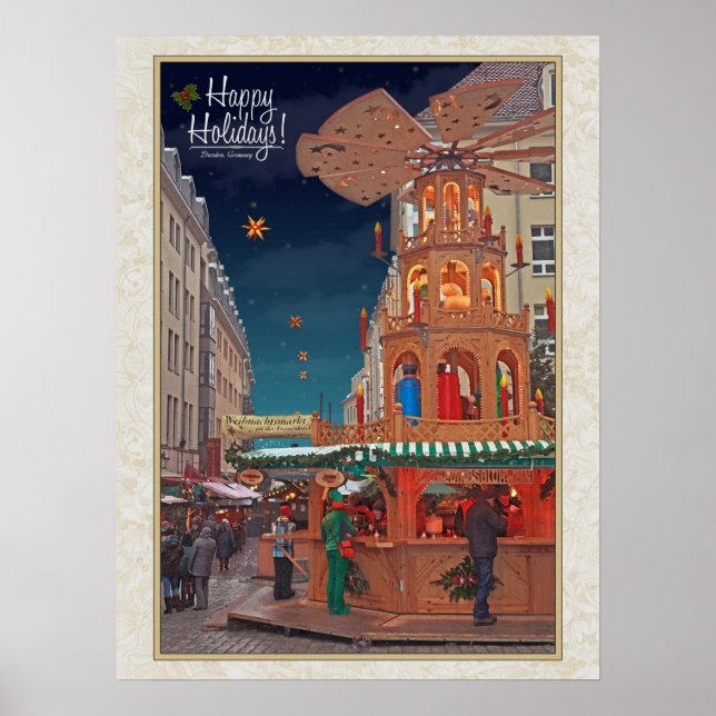 Dresden - Weihnachtspyramid - HH W Poster (Framsidan)