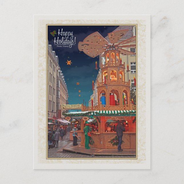 Dresden - Weihnachtspyramid - HH W Vykort (Framsida)