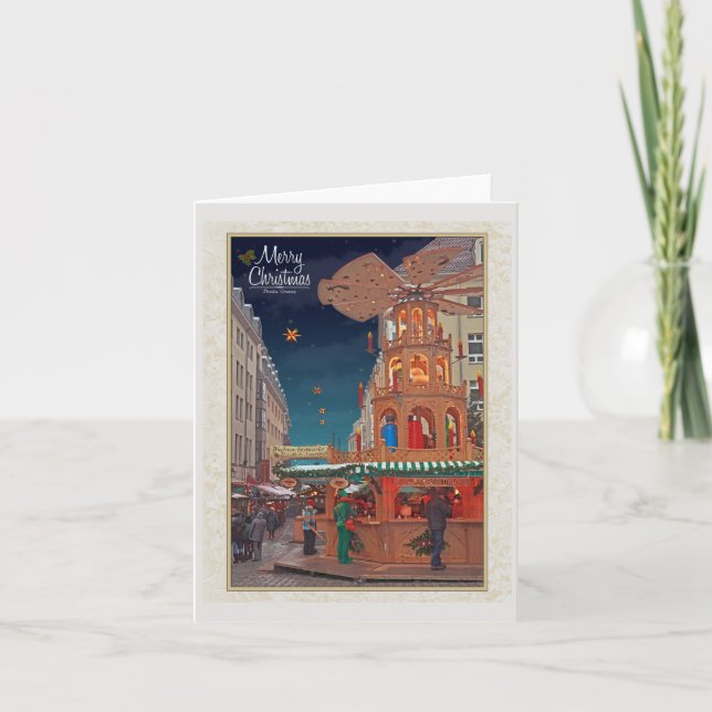 Dresden - Weihnachtspyramide - MC W Helgkort (Framsida)