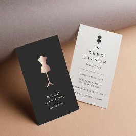 Dresformulär ro Guld | Seamstress Tailor Designer Visitkort