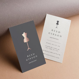 Dresformulär ro Guld | Seamstress Tailor Designer Visitkort