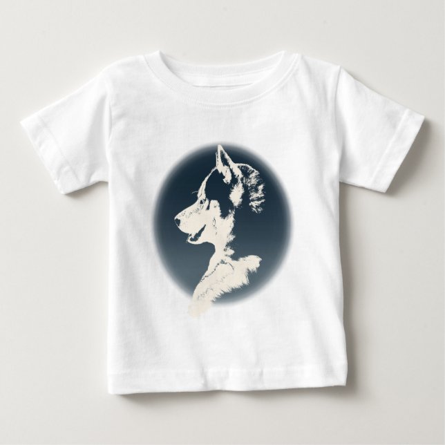 Dress baby Husky Tootoo Bodykostdräkt Husky Puppy  Tee (Framsida)