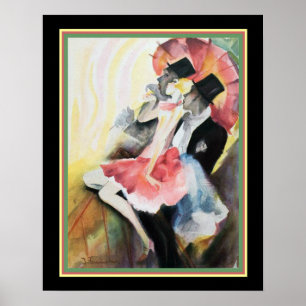 "Dress Boll" Art Deco Print - Josef Fenneker 16 x Poster