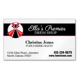 Dress Boutique Magnetiska Visitkort