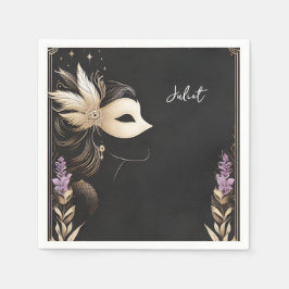 Dress Code Prom Maskerad Bröllopsfest Pappersservett