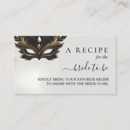 Dress Code Prom Maskeradbal Bröllopsfest Tilläggskort