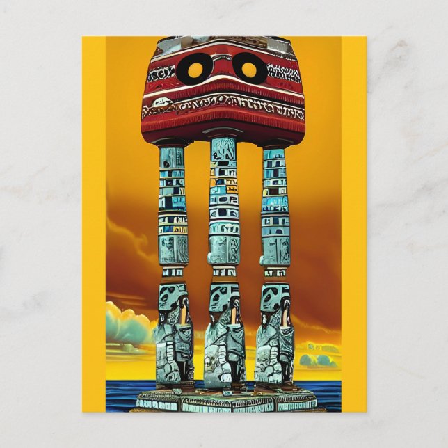 Dress It Up - Ken Gage Surrealistisk konst Vykort (Framsida)