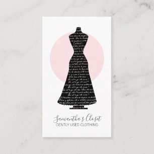 Dress Mannequin Använt Clothing Poshmark Seller Visitkort