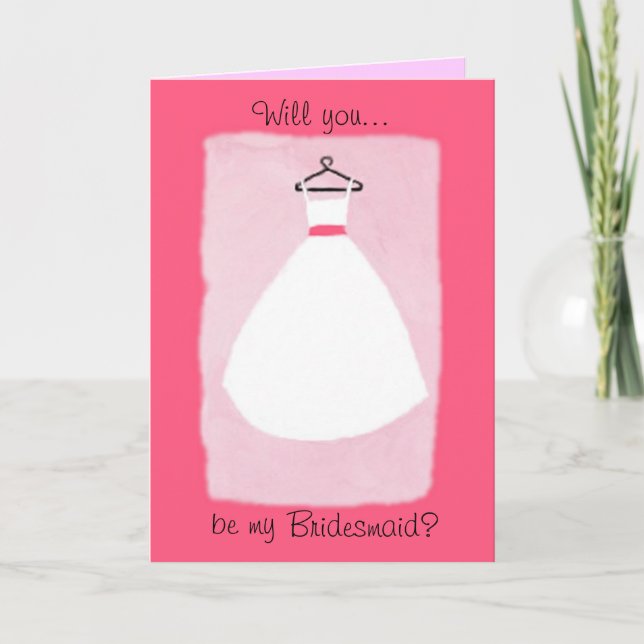 DRESS - Rosa Inbjudan (Framsida)