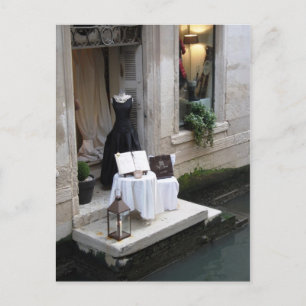Dress Shop på Canal i Venedig Vykort