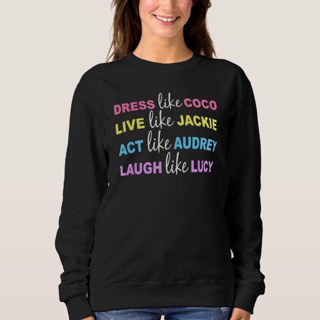 Dress som Coco bor som Jackie Audrey. T Shirt (Framsida)