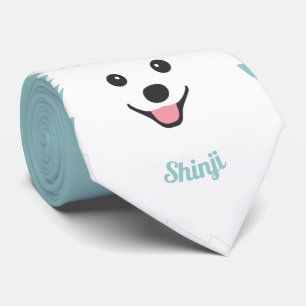 Dress Tie för japansk spitz-Hund i personlig Slips