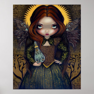 Dress till Alchemy ART PRINT gothic angel fairy ic Poster