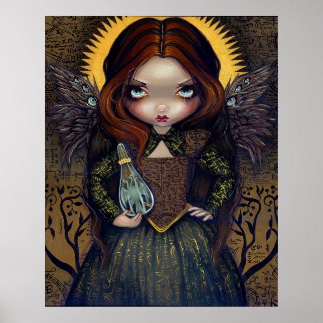 Dress till Alchemy ART PRINT gothic angel fairy ic Poster (Framsidan)
