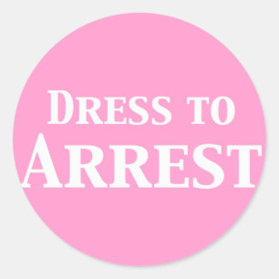 Dress till gripna gåvor runt klistermärke