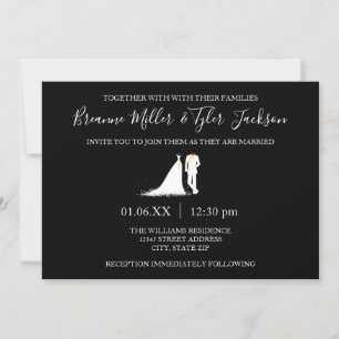 Dress & Tux - Bröllopsinbjudning Inbjudningar