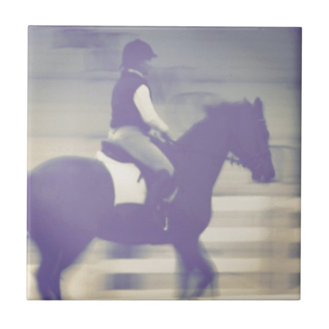 Dressage Abstrakt Kakelplatta (Framsidan)