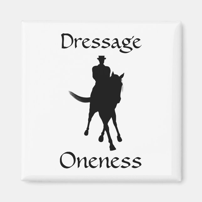 Dressage är Oneness Horand Rider Magnet (Framsidan)