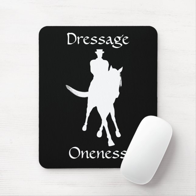 Dressage är Oneness Horse Musmatta (Med mus)