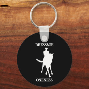 Dressage är Oneness Horse Nyckelring