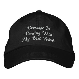 Dressage dansar med bästa vän broderad keps