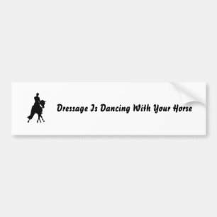 Dressage dansar med din häst bildekal