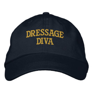 DRESSAGE DIVA justerbart tak Broderad Keps