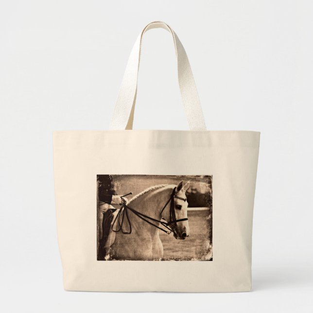 Dressage Grunge Jumbo Tygkasse (Framsidan)