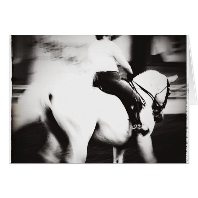 Dressage Hälsningskort (Framsidan Horizontal)