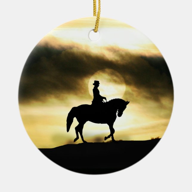 Dressage Helgdag Ornament (Framsidan)