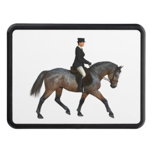 Dressage Horse and Rider Dragkroksskydd