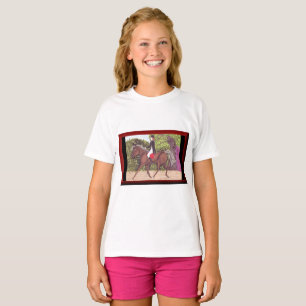 Dressage Horse English stil ridtshirt Tröja