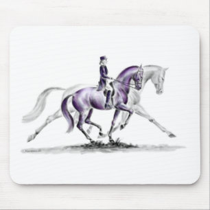 Dressage Horse in Trot Piaffe Musmatta