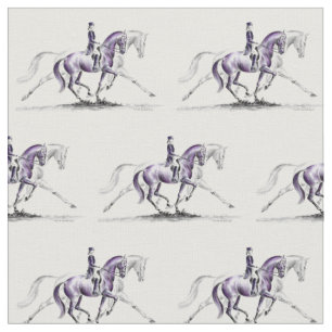 Dressage Horse in Trot Piaffe Tyg
