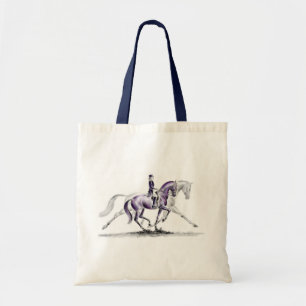 Dressage Horse in Trot Piaffe Tygkasse